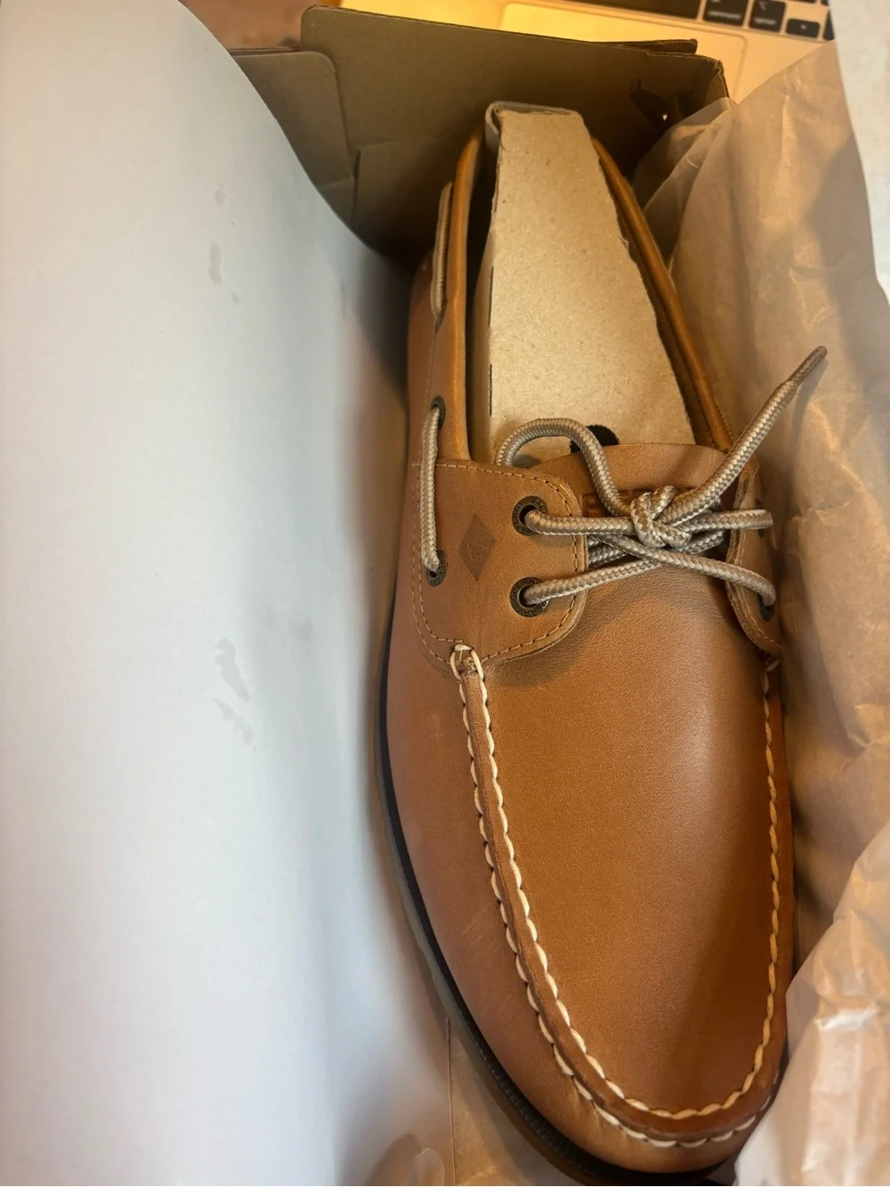 Sperry Men's Tan Leather Boat Shoe